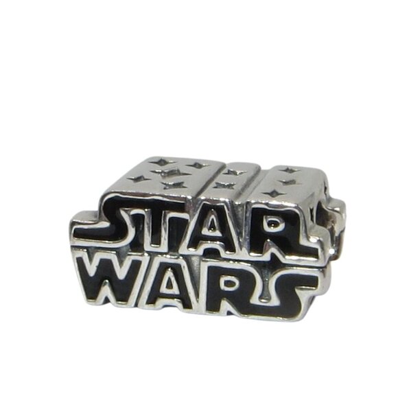 Pandora Disney LFL Star Wars Logo & SS .925 Charm 799246C01 - Picture 1 of 7